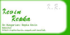 kevin repka business card